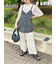 メッシュTシャツ&プリントノースリーブSET