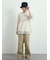 メッシュTシャツ&プリントノースリーブSET