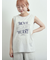 メッシュTシャツ&プリントノースリーブSET