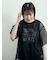 メッシュTシャツ&プリントノースリーブSET