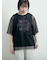 メッシュTシャツ&プリントノースリーブSET