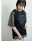 メッシュTシャツ&プリントノースリーブSET