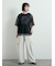 メッシュTシャツ&プリントノースリーブSET