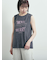 メッシュTシャツ&プリントノースリーブSET