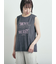 メッシュTシャツ&プリントノースリーブSET