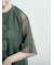 メッシュTシャツ&プリントノースリーブSET