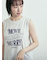 メッシュTシャツ&プリントノースリーブSET