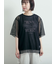 メッシュTシャツ&プリントノースリーブSET