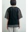 メッシュTシャツ&プリントノースリーブSET