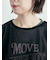 メッシュTシャツ&プリントノースリーブSET