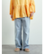 デニムロールアップパンツ