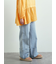 デニムロールアップパンツ