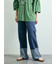 デニムロールアップパンツ