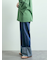 デニムロールアップパンツ