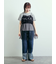 デニムロールアップパンツ