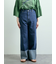 デニムロールアップパンツ