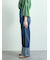 デニムロールアップパンツ
