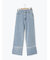 デニムロールアップパンツ