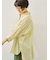 ストライプ柄七分袖シャツ