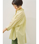 ストライプ柄七分袖シャツ