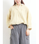 ストライプ柄七分袖シャツ