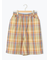 マドラスチェックショートパンツ