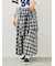 シャツ巻き風チェックスカート