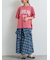 シャツ巻き風チェックスカート