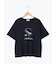 [接触冷感]スペースモチーフプリントTシャツ