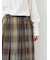チェックプリーツスカート
