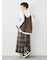 チェックプリーツスカート