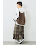 チェックプリーツスカート