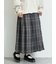 チェックプリーツスカート