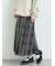 チェックプリーツスカート