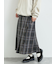 チェックプリーツスカート