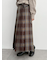チェックプリーツスカート