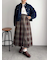 チェックプリーツスカート