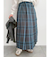 チェックプリーツスカート