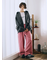 フェイクレザーブルゾン