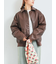 フェイクレザーブルゾン