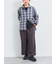起毛チェックシャツ