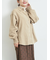 アソート袖口シャーリングブラウス