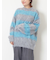 シャギーワイドボーダーニット