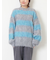 シャギーワイドボーダーニット