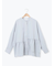 切替ギャザーブラウス