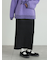 リブニットスカート