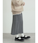 リブニットスカート