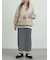 リブニットスカート