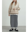 リブニットスカート