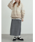 リブニットスカート